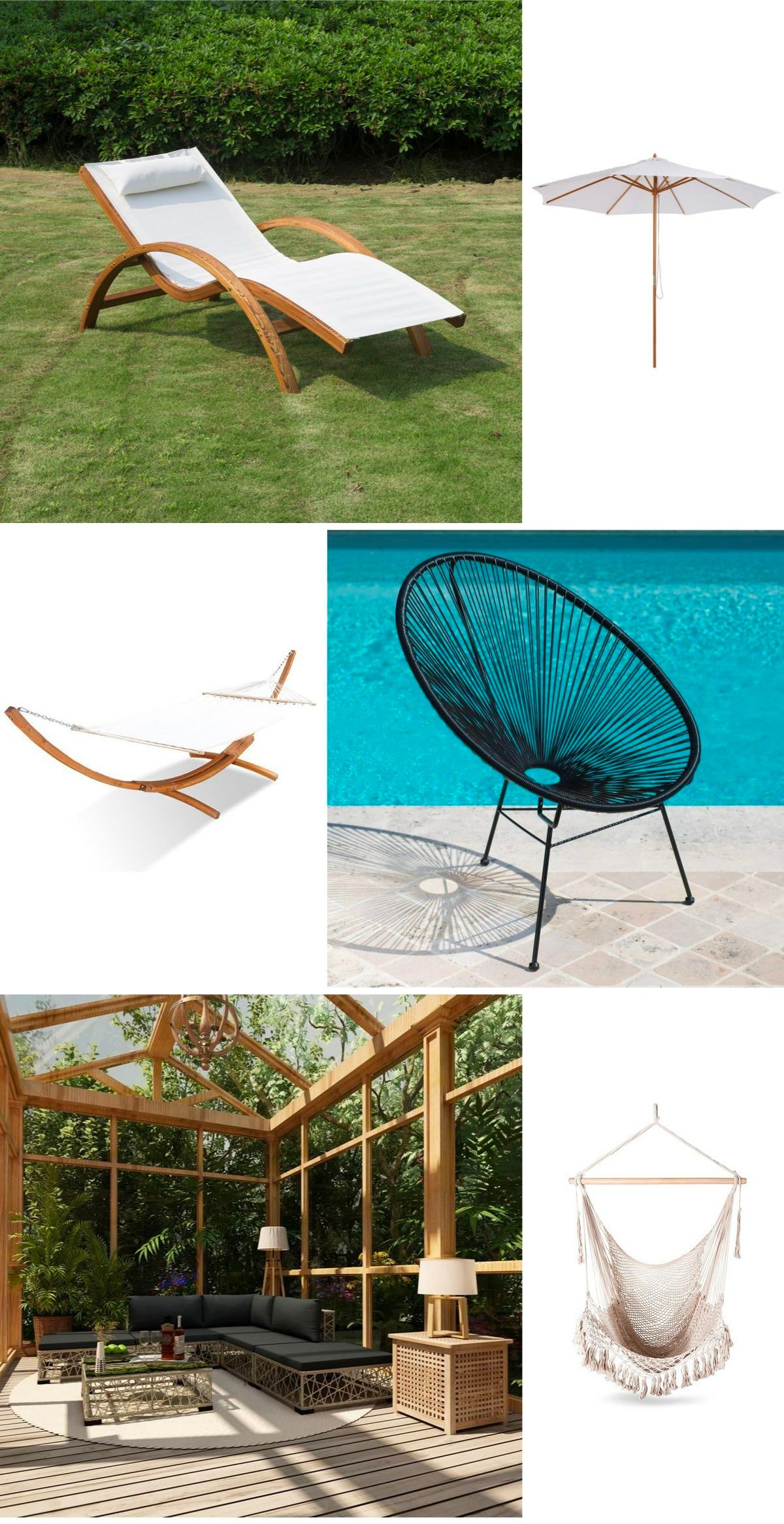 soldes 2020 manomano meuble jardin piscine transat bon plan