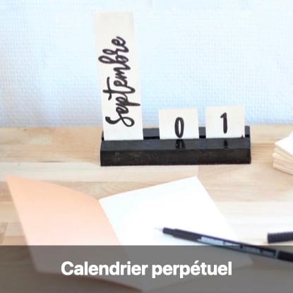 fabriquer calendrier perpétuel bois - blog création déco - clem around the corner