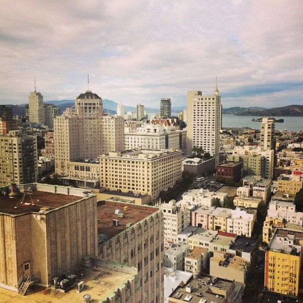 vue architecture San Francisco Alcatraz Grand Hyatt terrasse vue