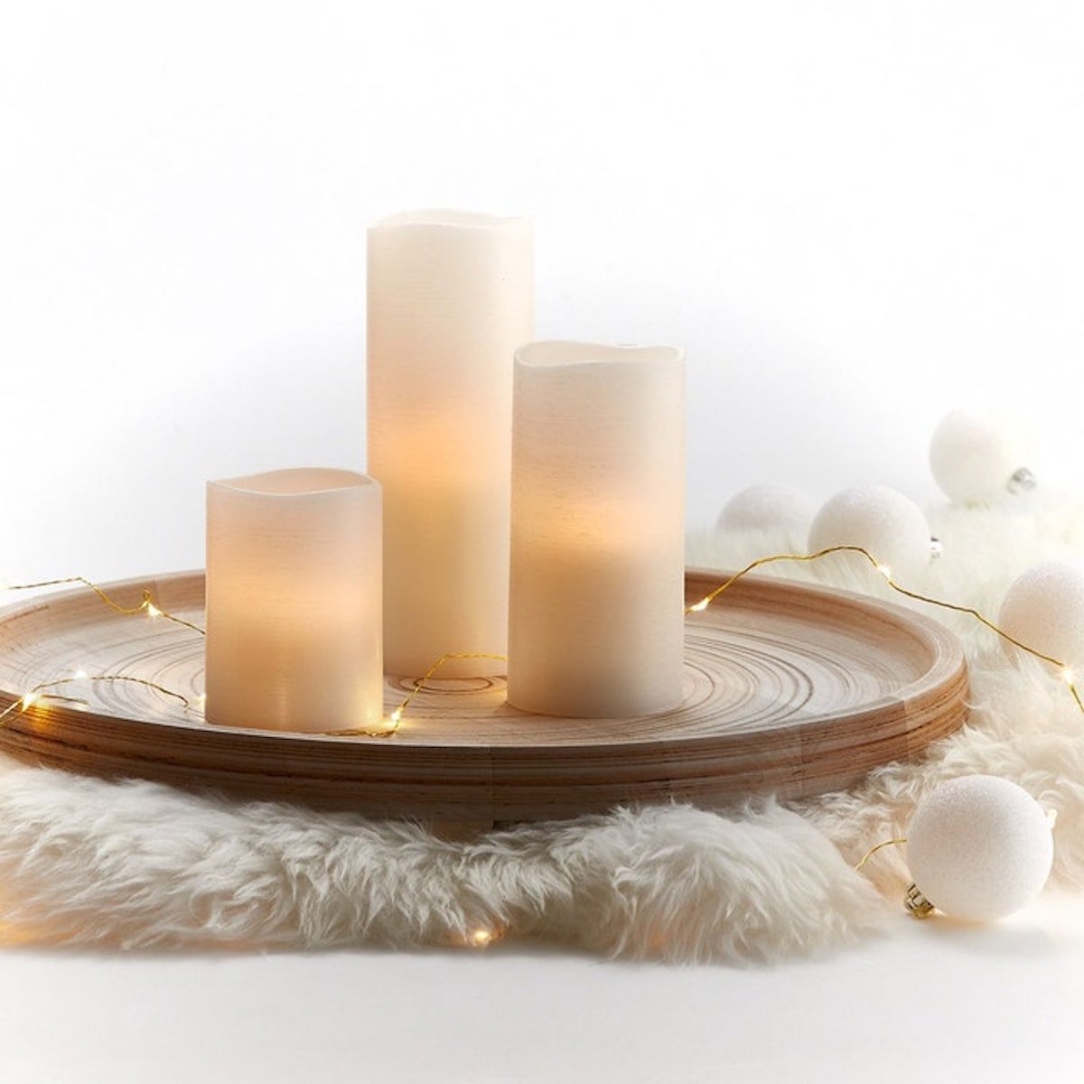 bougies ambiance guirlande lumineuse design - blog déco - clemaroundthecorner