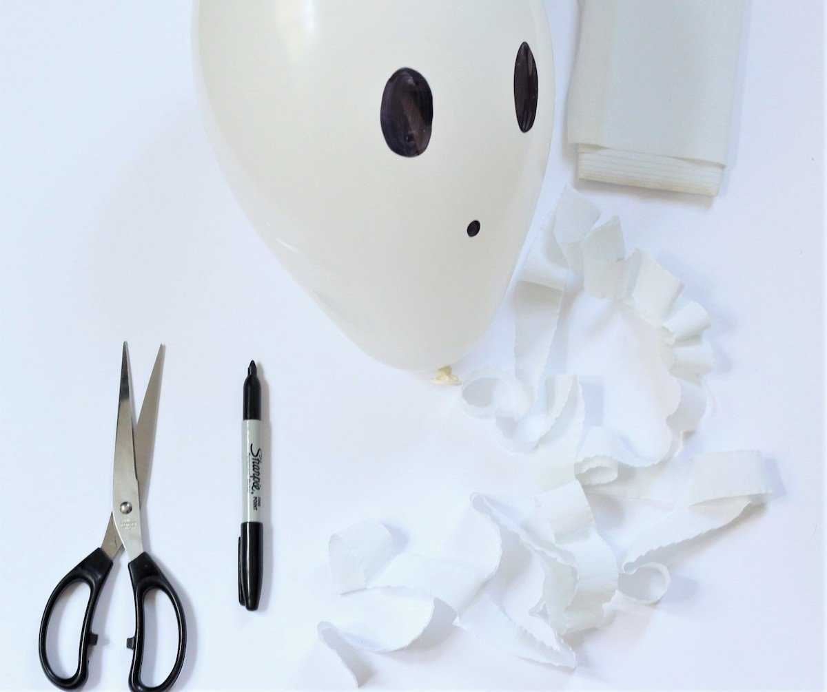 guirlande Halloween à faire soi-même fantôme thème - blog clem around the corner