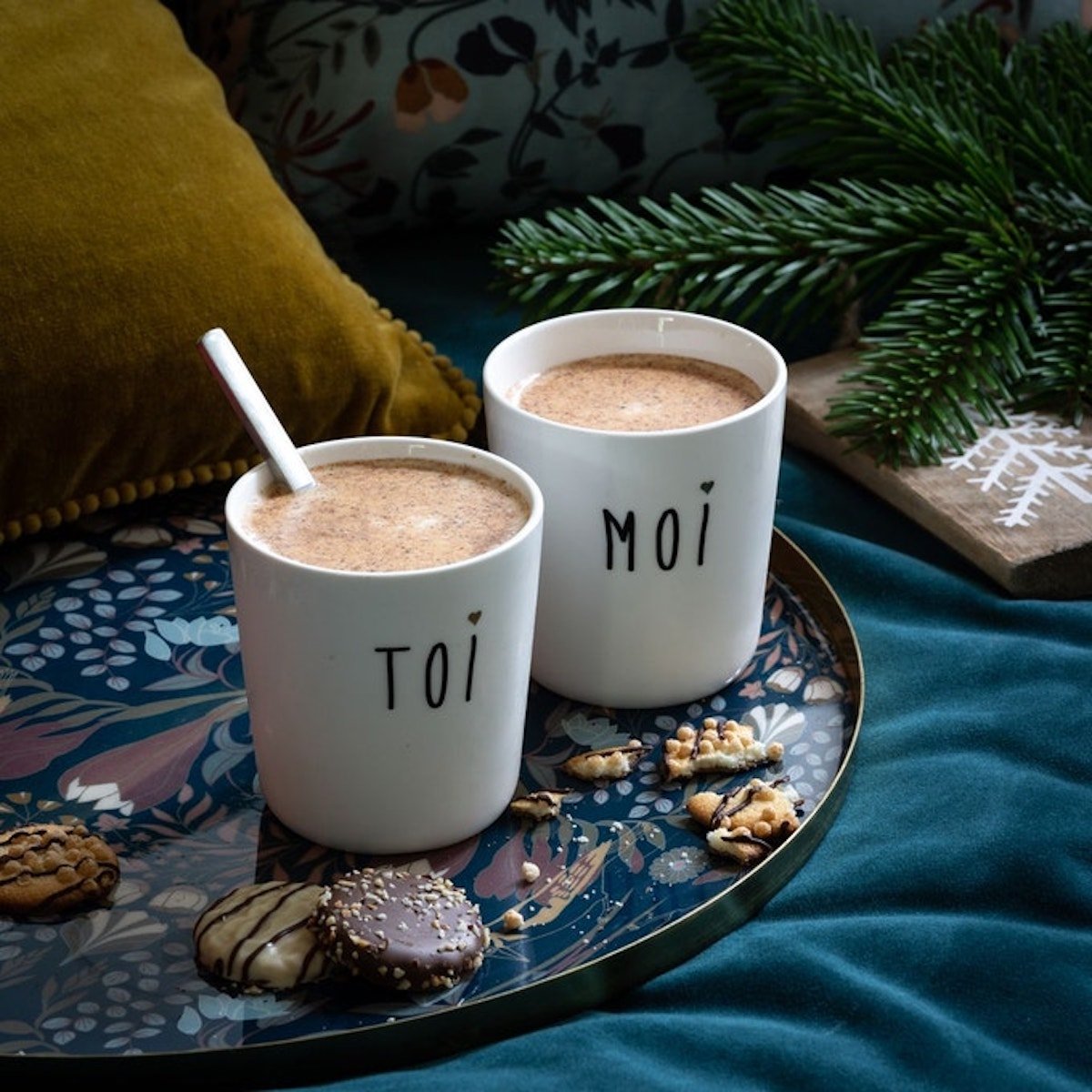 mug toi moi hiver cocooning plateau télé gouter chill - blog déco - clematc
