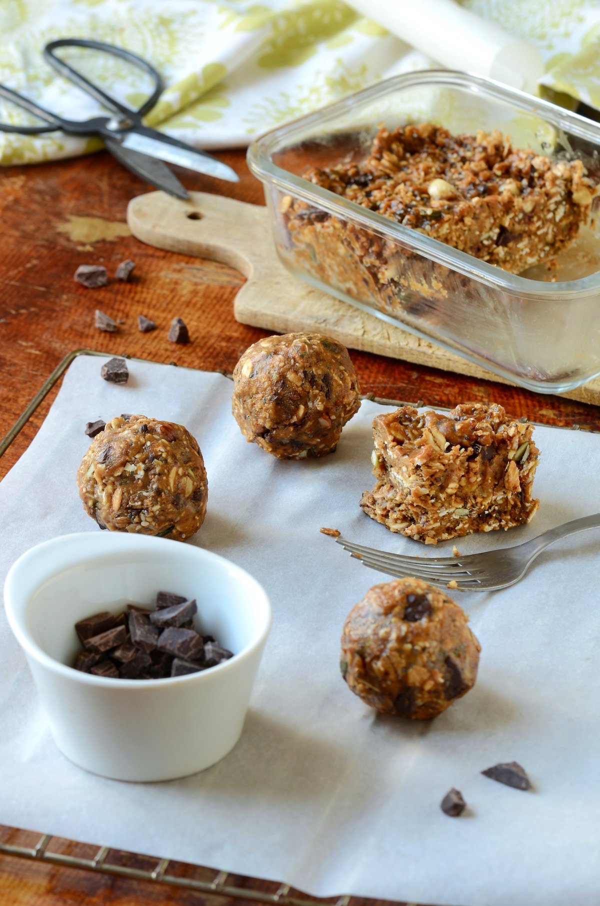 pâte à cookie dough à manger cru graine avoine chia noisette chocolat