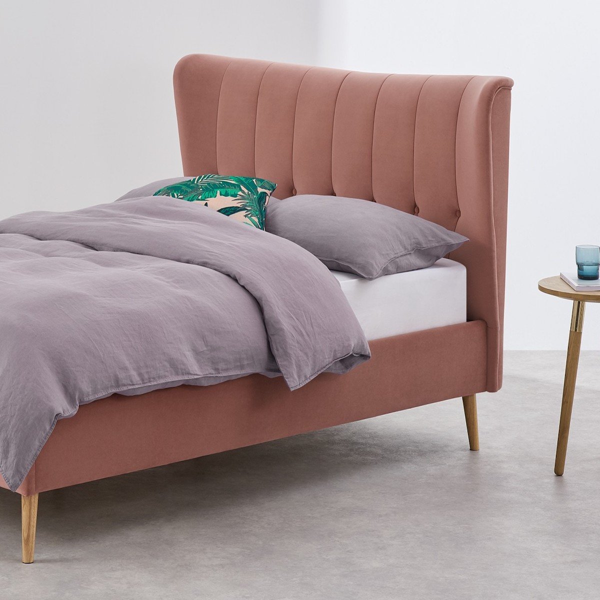 lit double pied bois design scandinave blog déco