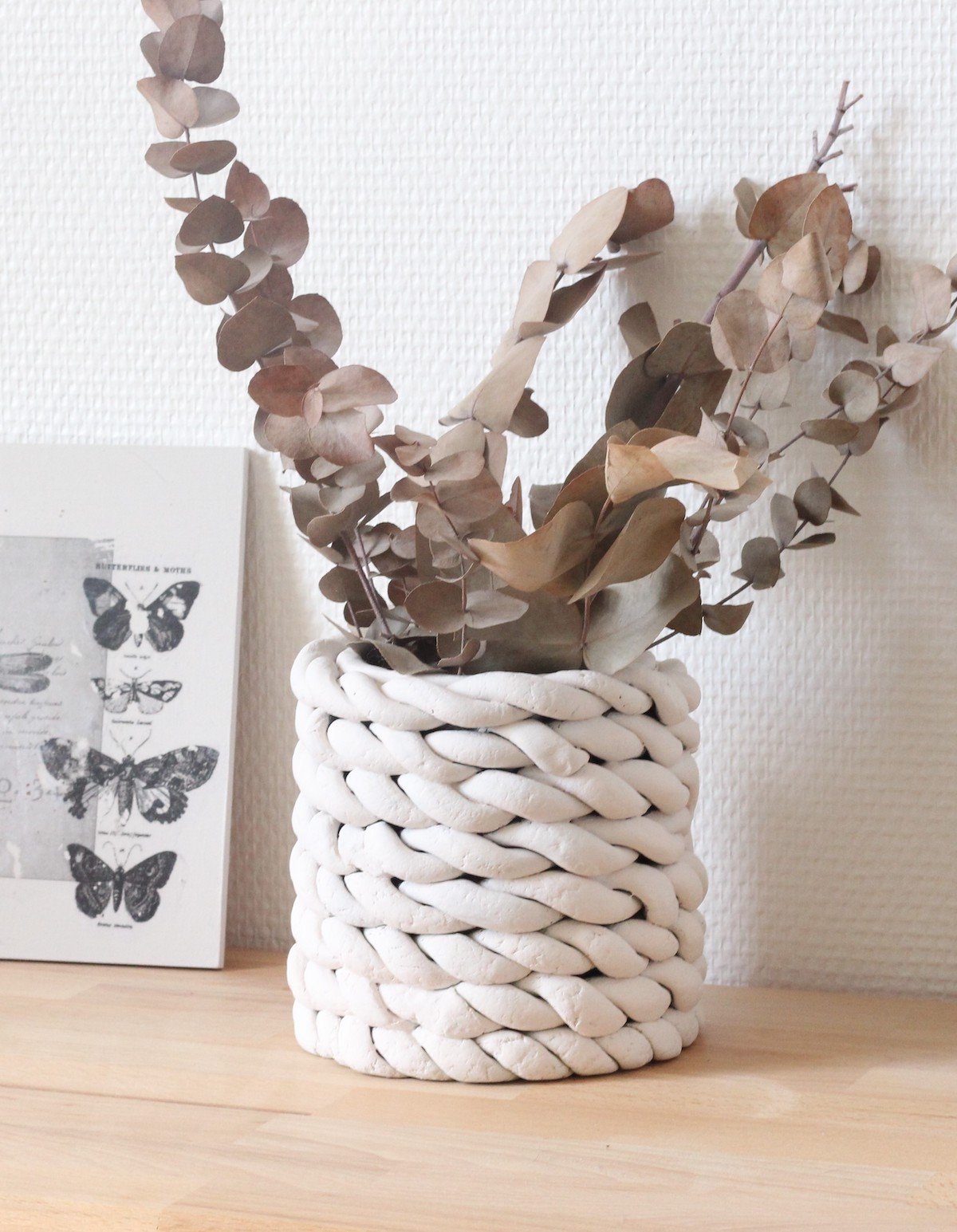 vase boite conserve upcycling création déco diy effet céramique porcelaine