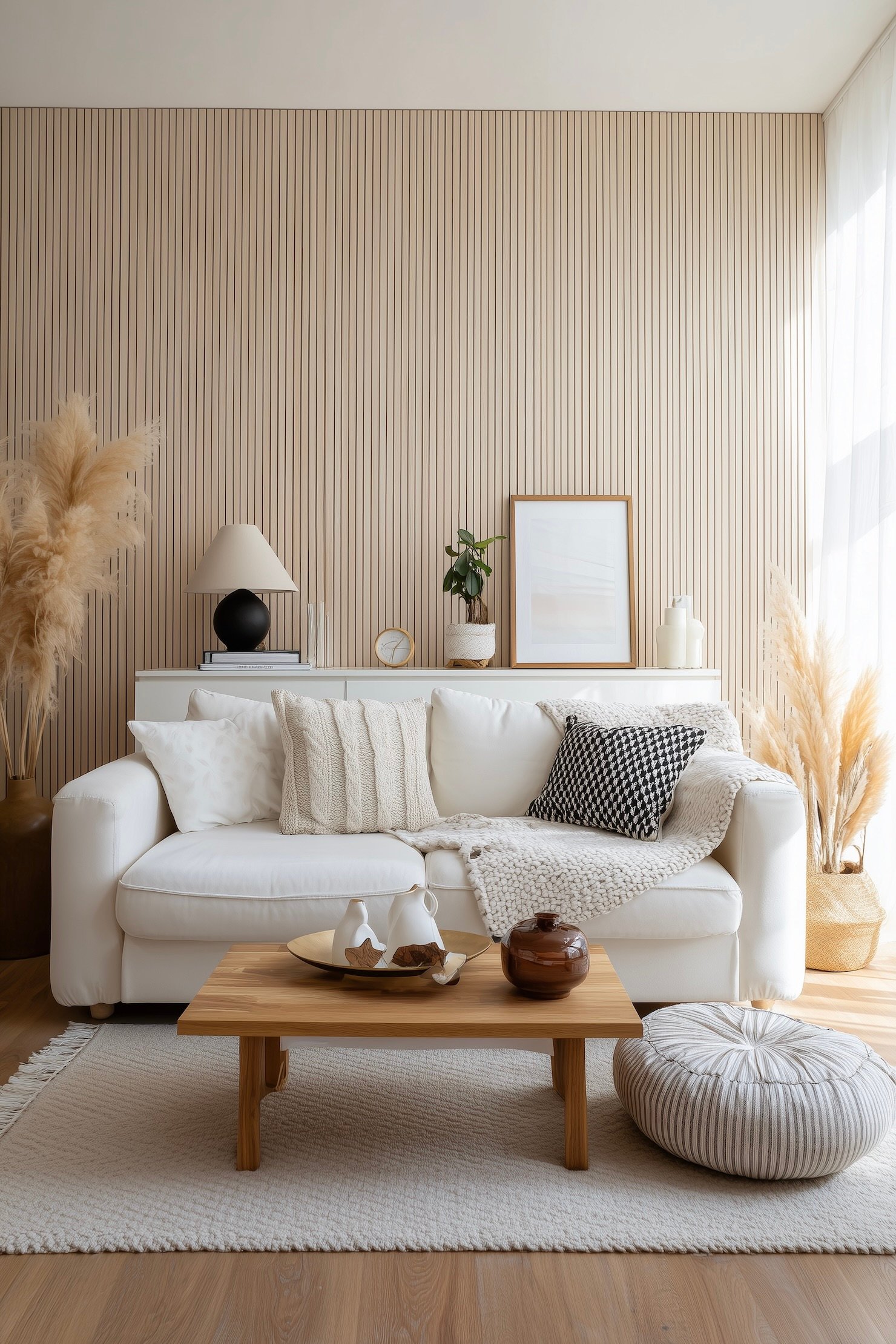 apporter volume pièce avec tasseaux pin muraux