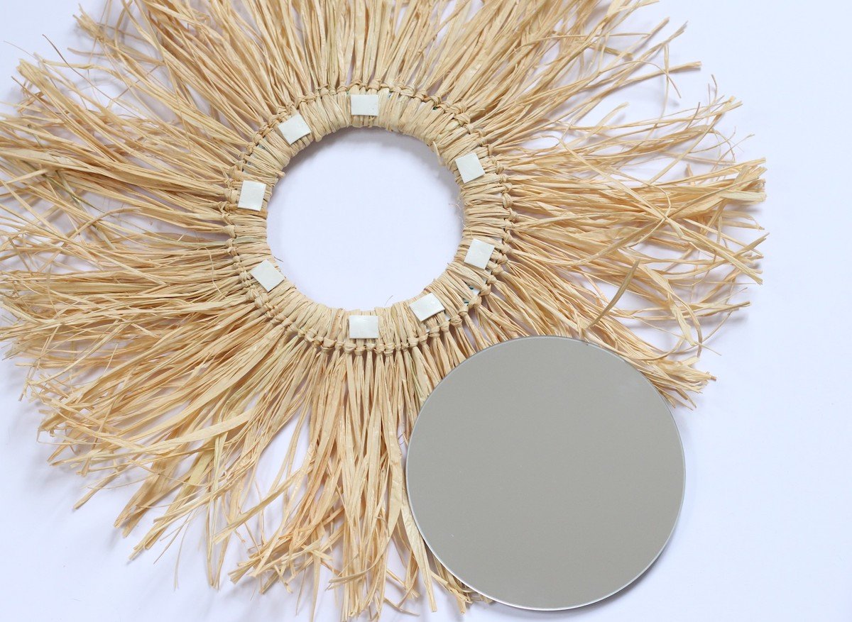 déco murale façon juju hat en fibre raphia bambou clem around the corner