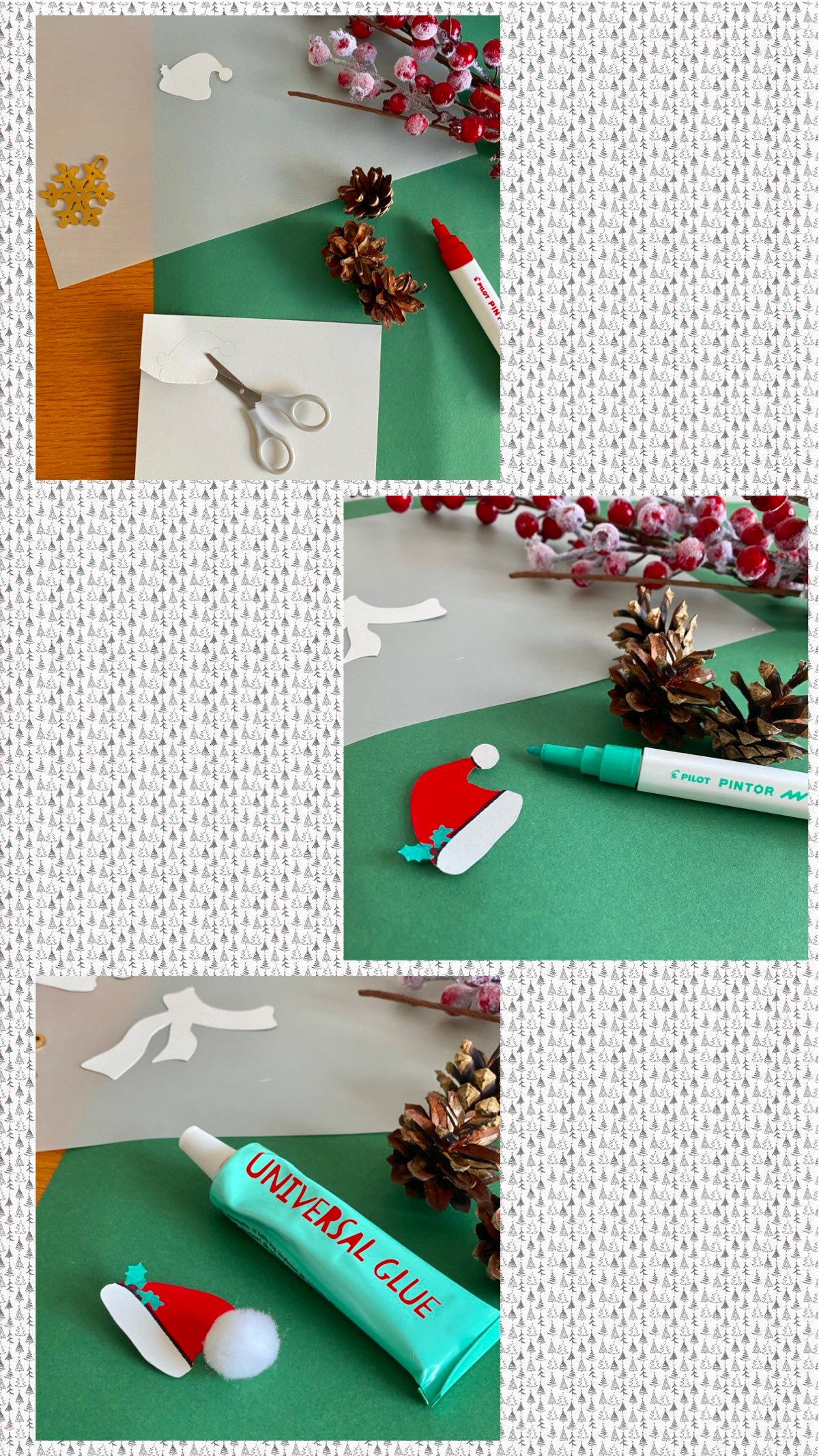 upcycling déco de noël blog création décoration clemaroundthecorner