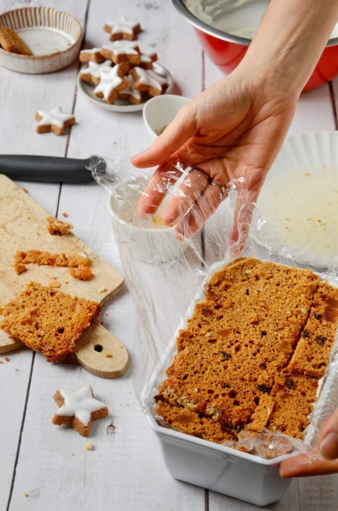 monter bûche de Noël clémentine technique dressage