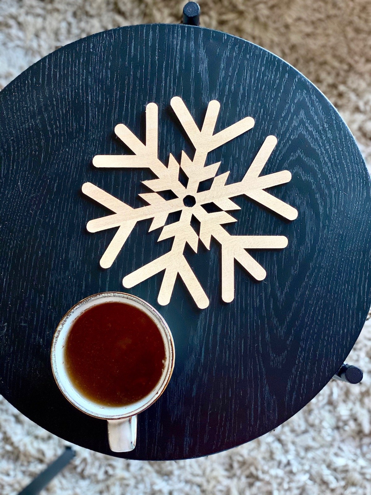 template cricut diy design space gratuit téléchargeable dessous plat flocon