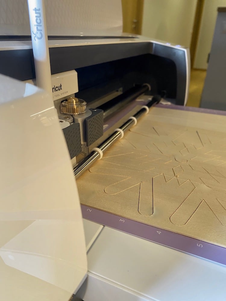 test découpe bois machine cricut maker avis