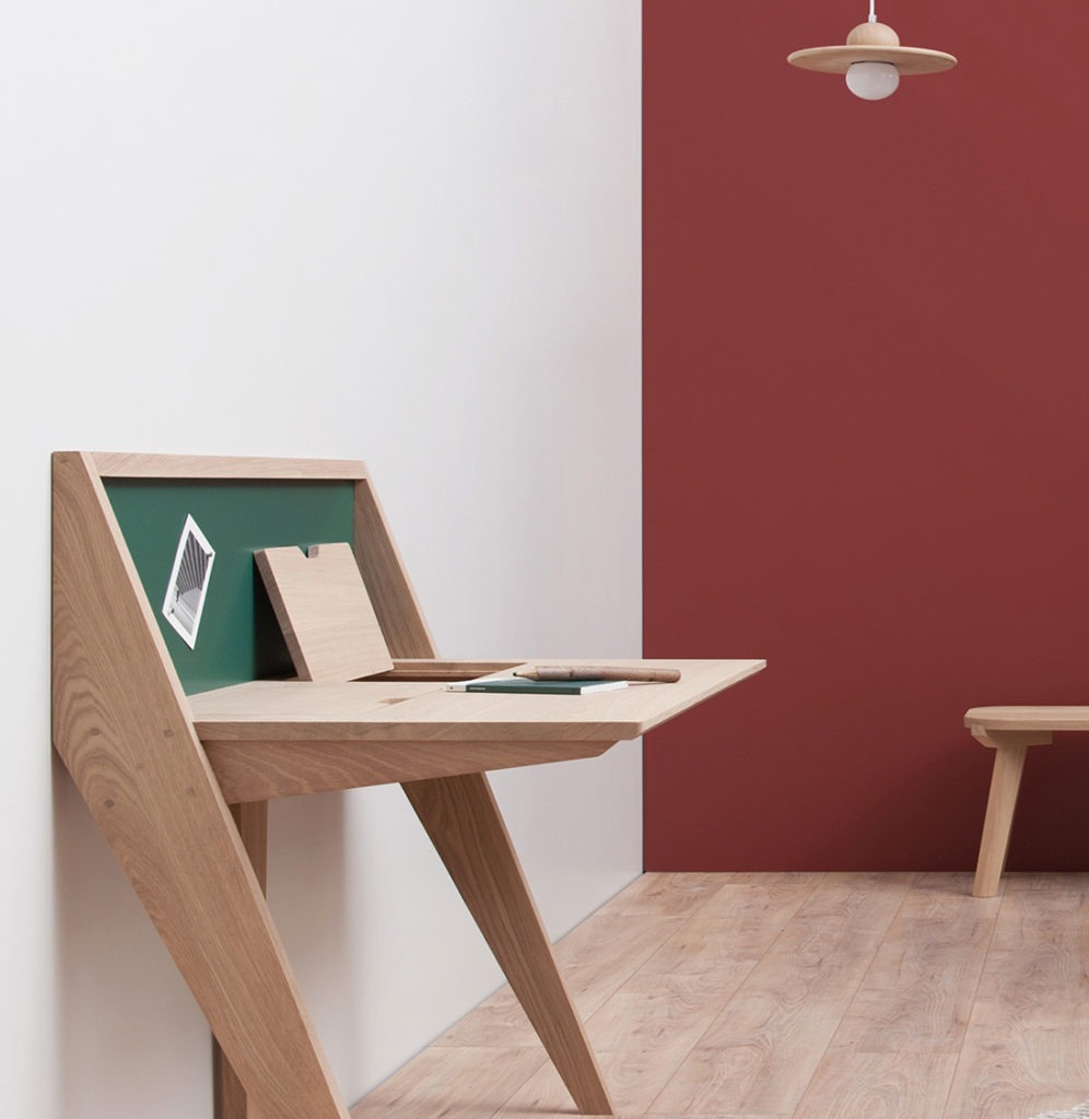 bureau fin télétravail connecté astucieux design