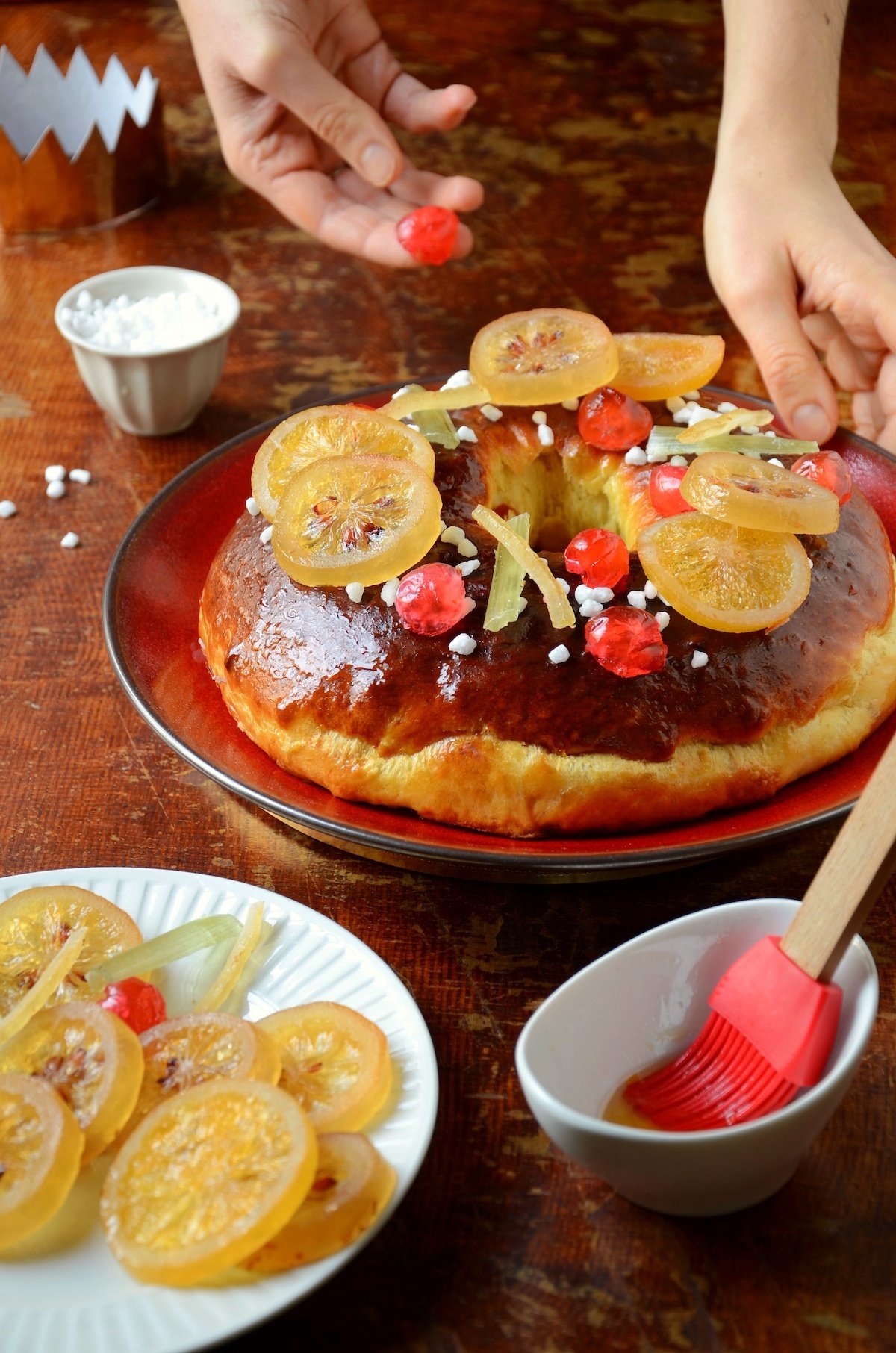 dessert gourmand portuguais bolo-rei recette facile