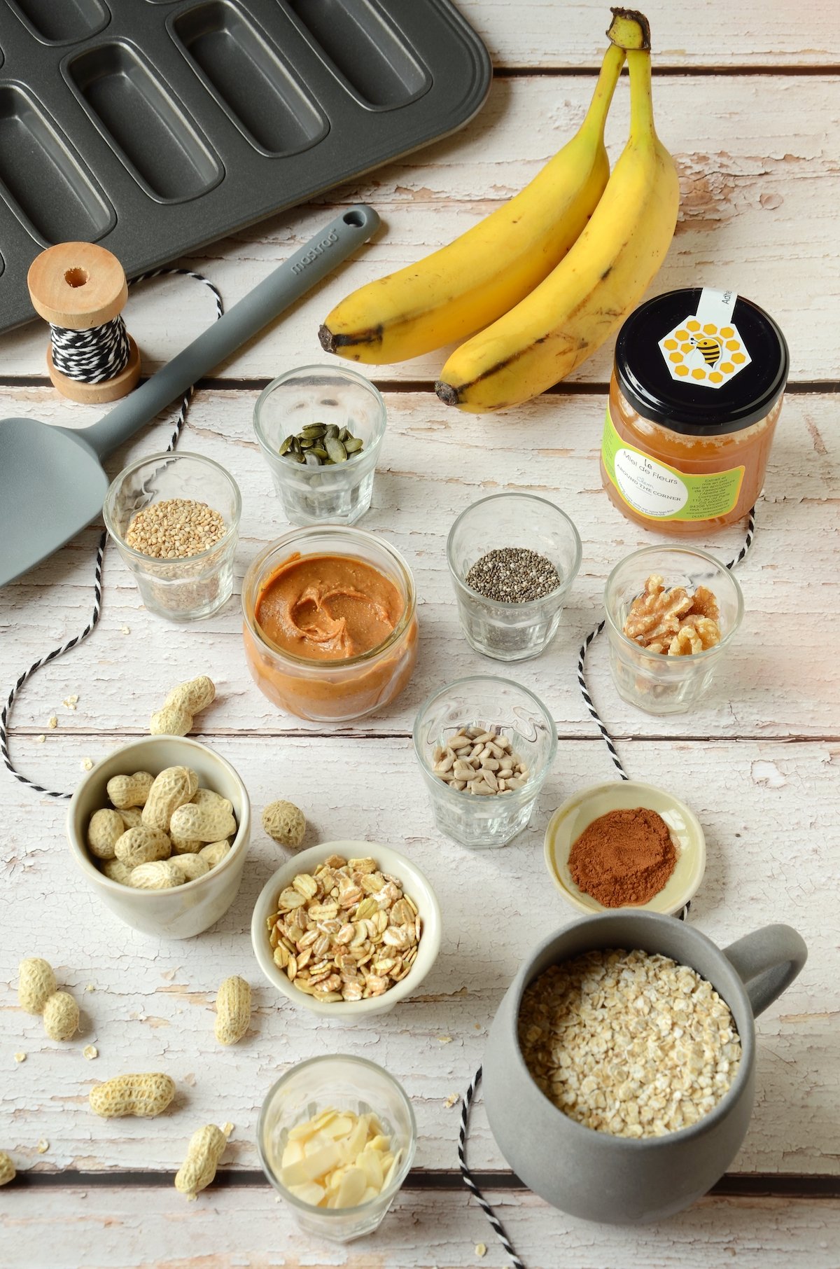 ingrédient recette barres énergétiques flocon avoine céréale