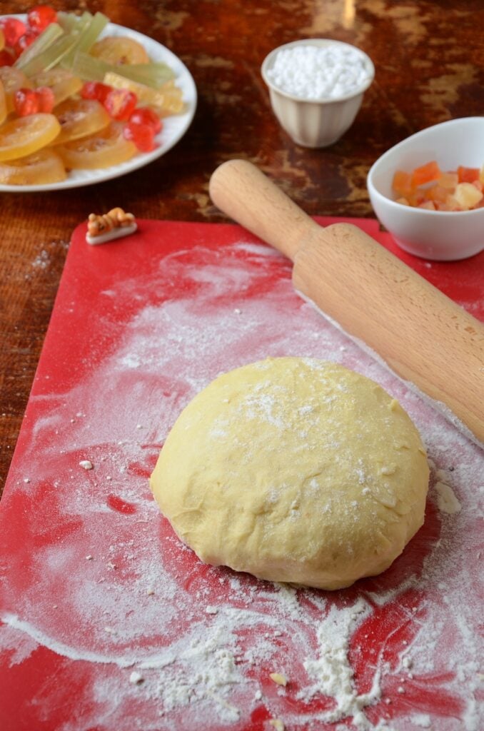 pas à pas couronne des rois briochée fruits confits