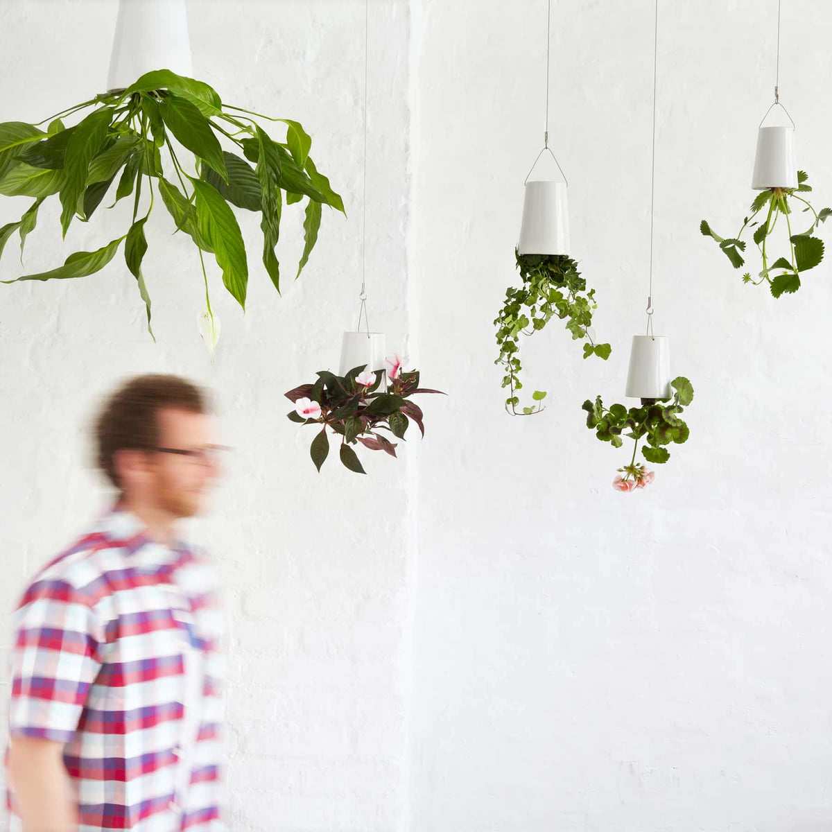 pot renversé cloison originale décoration intérieur - blog clem around the corner