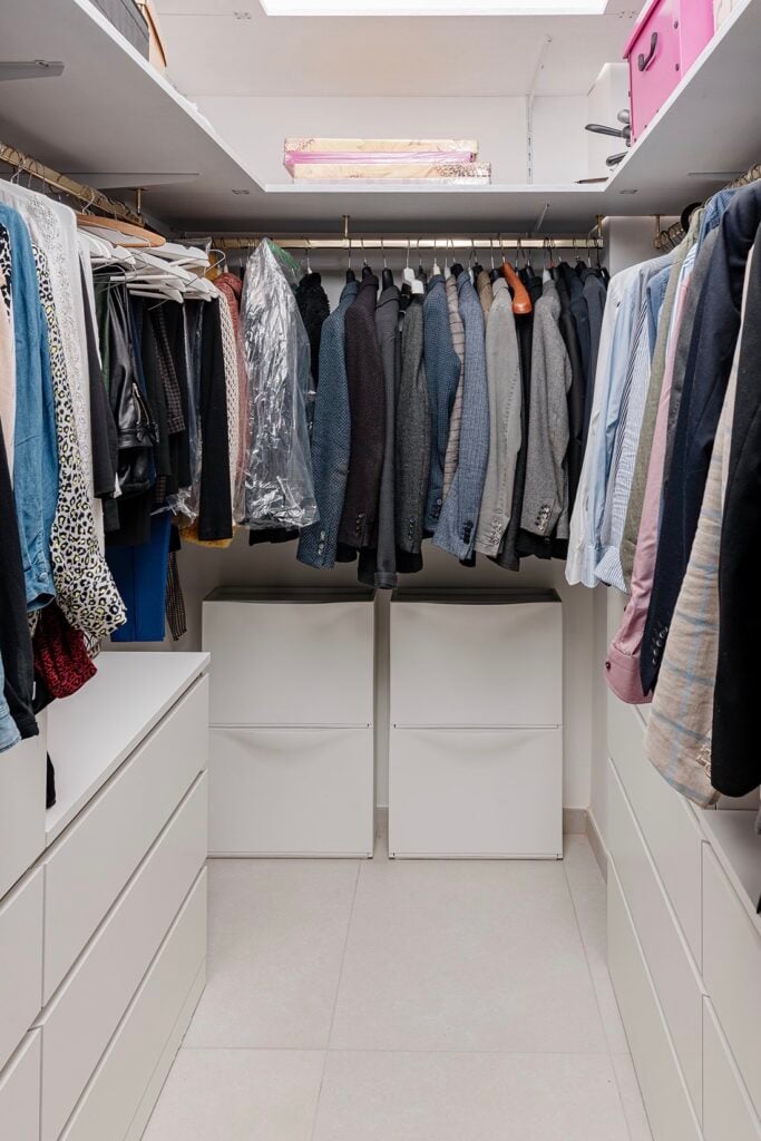 appartement 90m2 Naples installer mini dressing suite parentale