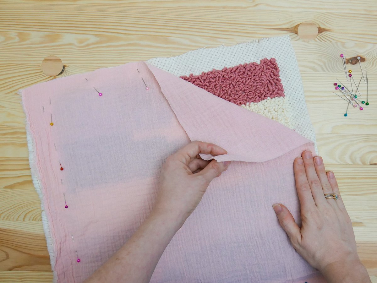 comment coudre décoration gaze coton chambre bébé