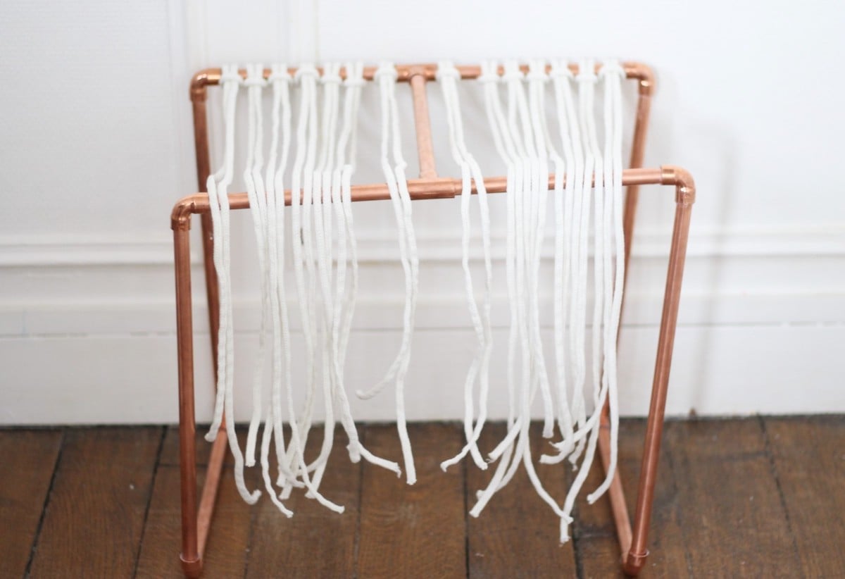 comment réaliser tissage noeud plat cordelette