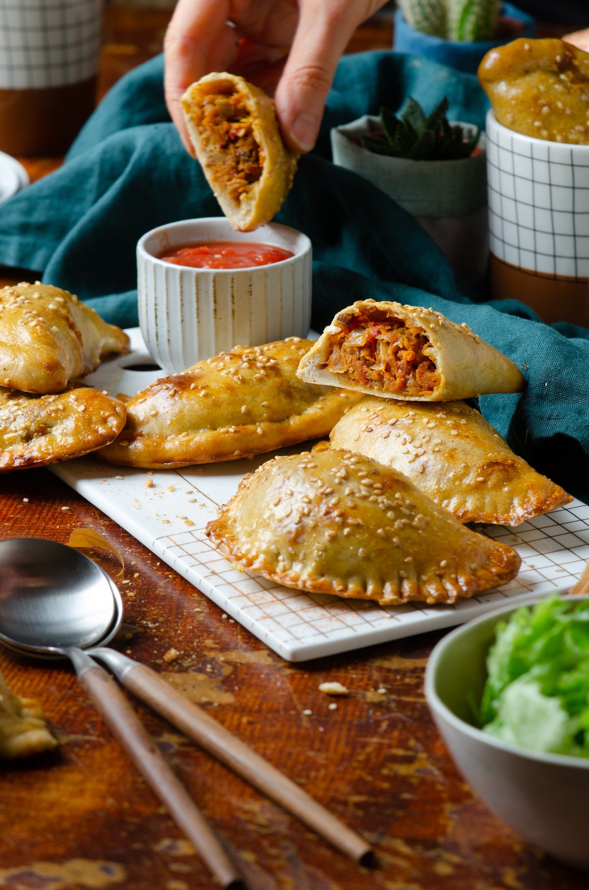 idée apéritif petit four argentin au légume veggie