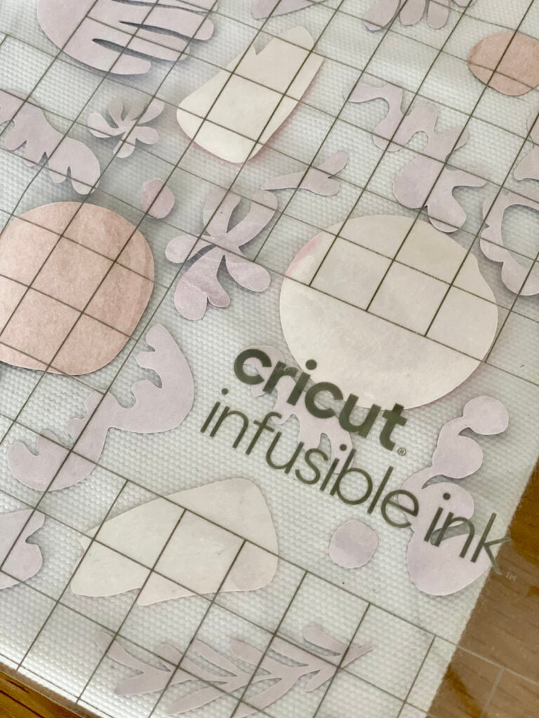 idée déco patron coussin infusible ink cricut
