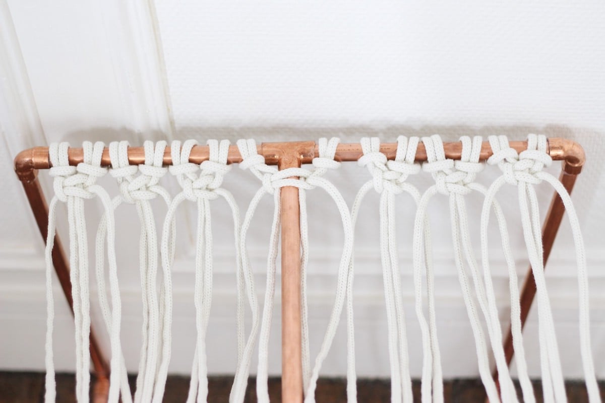 meuble original diy cuivre tuyaux plomberie