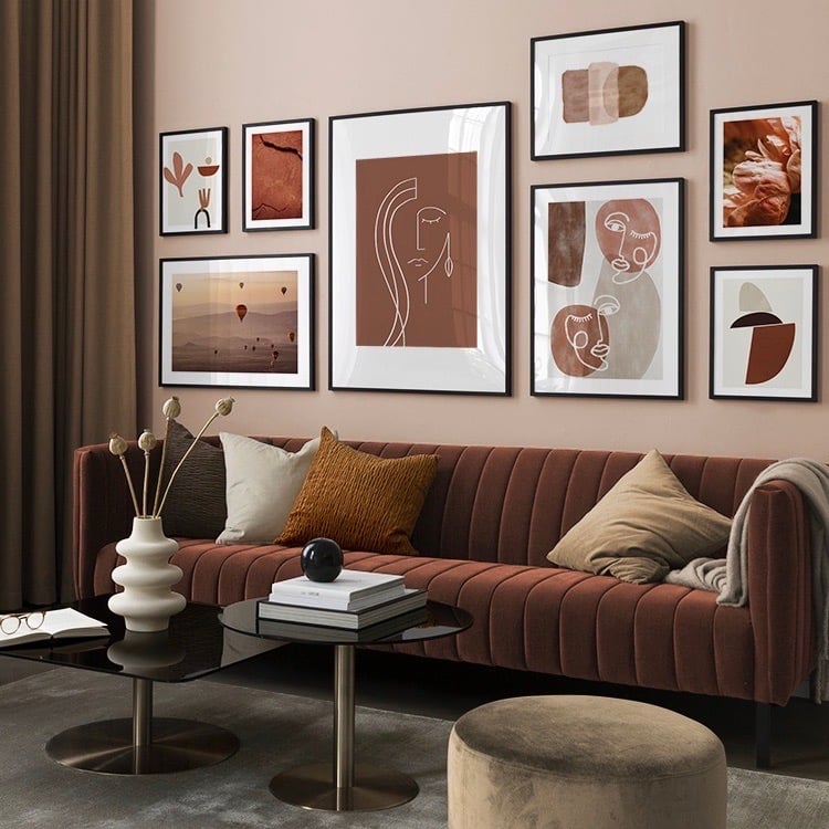 mur terracotta affiche poster blog décoration