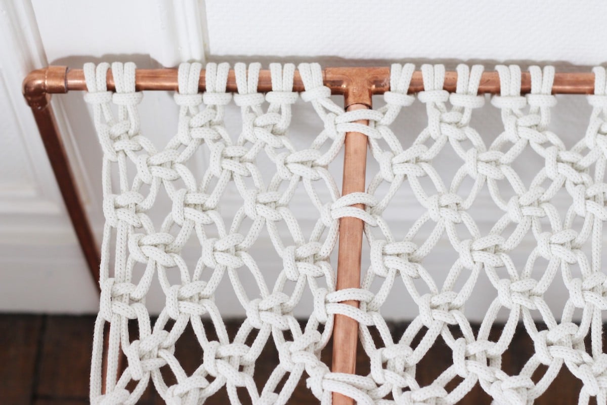 nouage corde tapissier assise dossier chaise