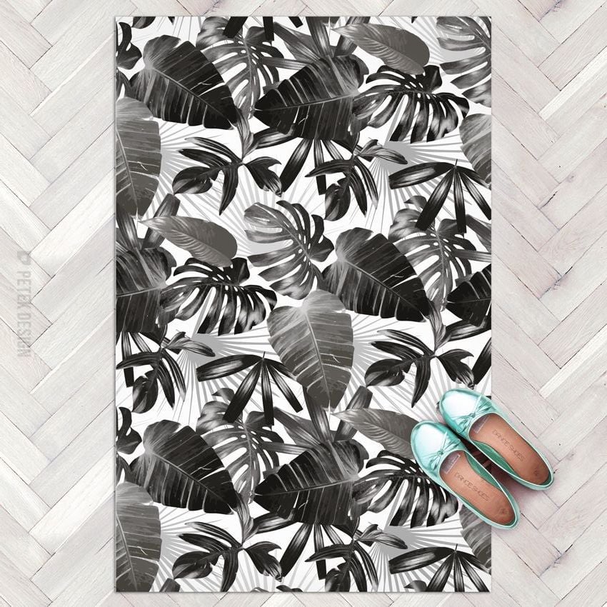 paillasson pour décoration urban jungle noir et blanc blog creation bricolage deco clemaroundthecorner