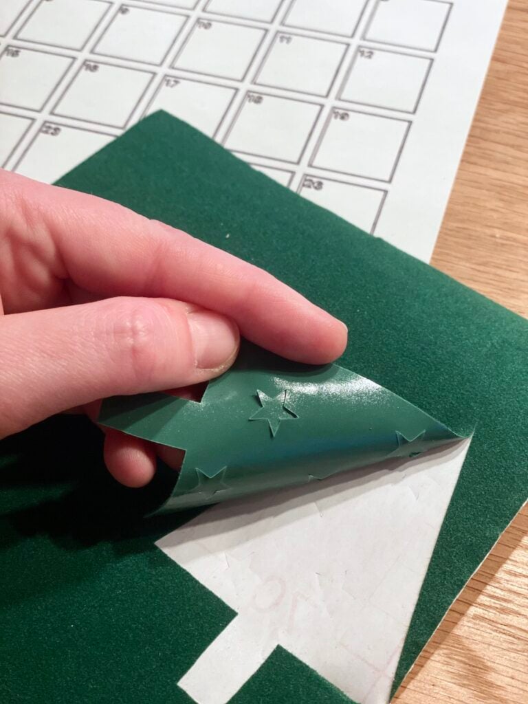 tuto déco sapin noël autocollant