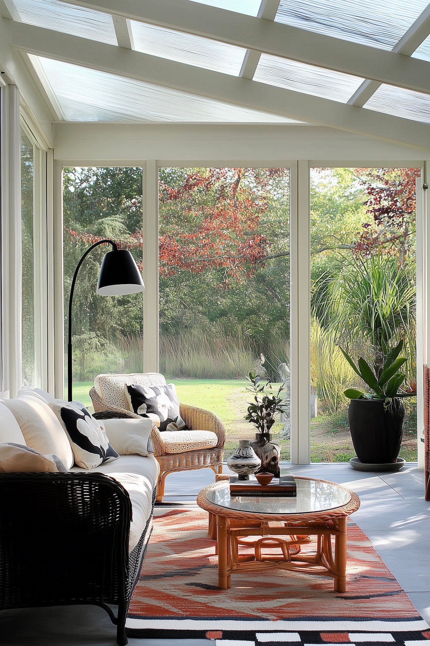 aménager extension maison salon jardin d'hiver