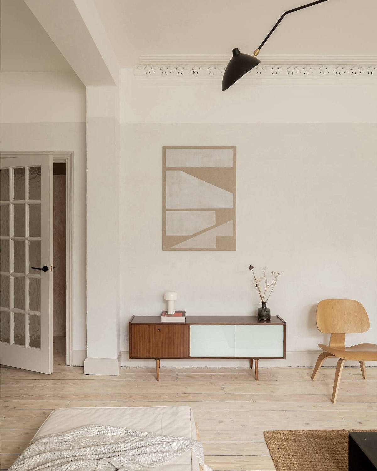 appartement deux pièces à Londres retro design