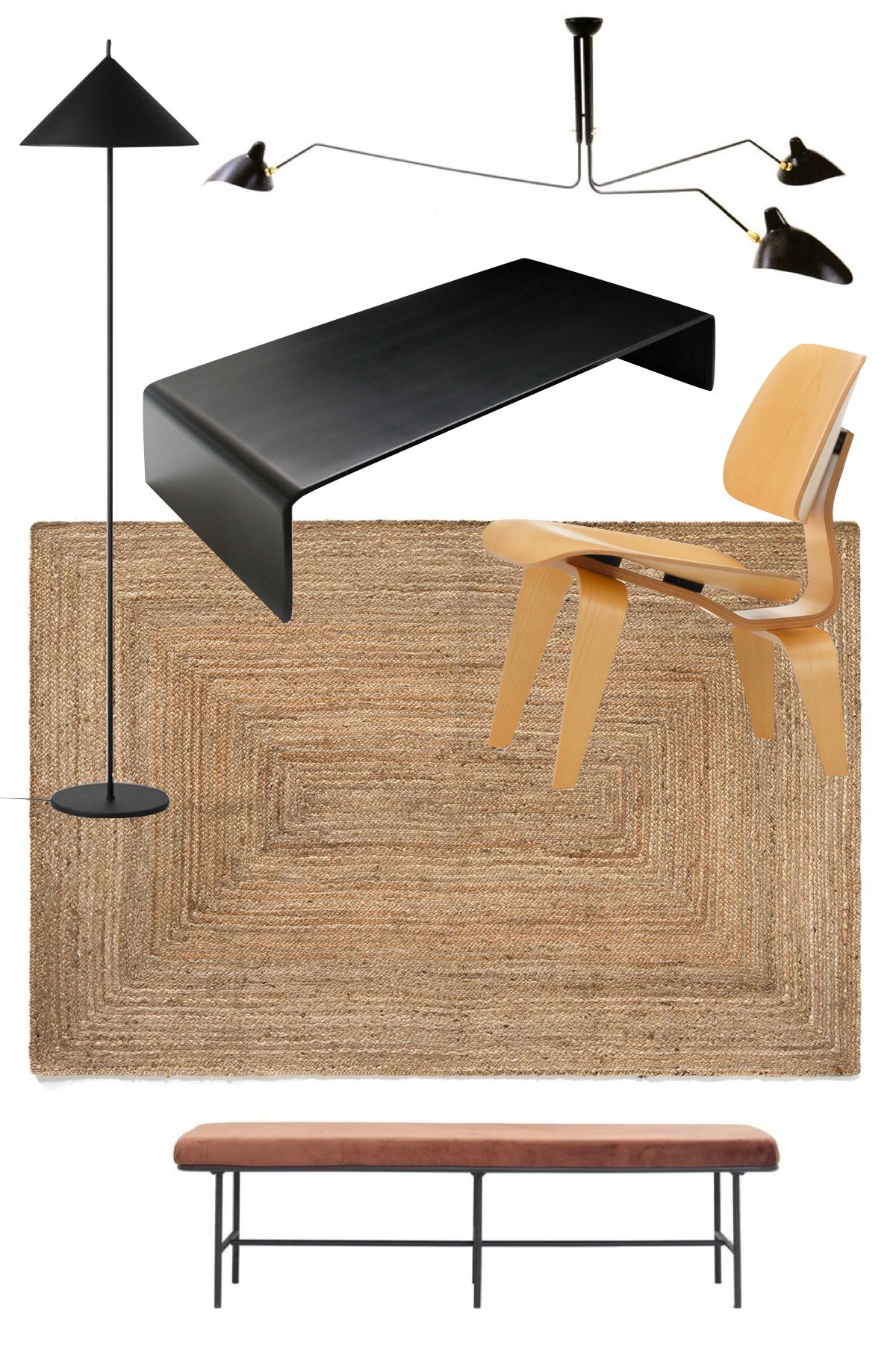 appartement deux pièces Londres déco minimaliste bois noir