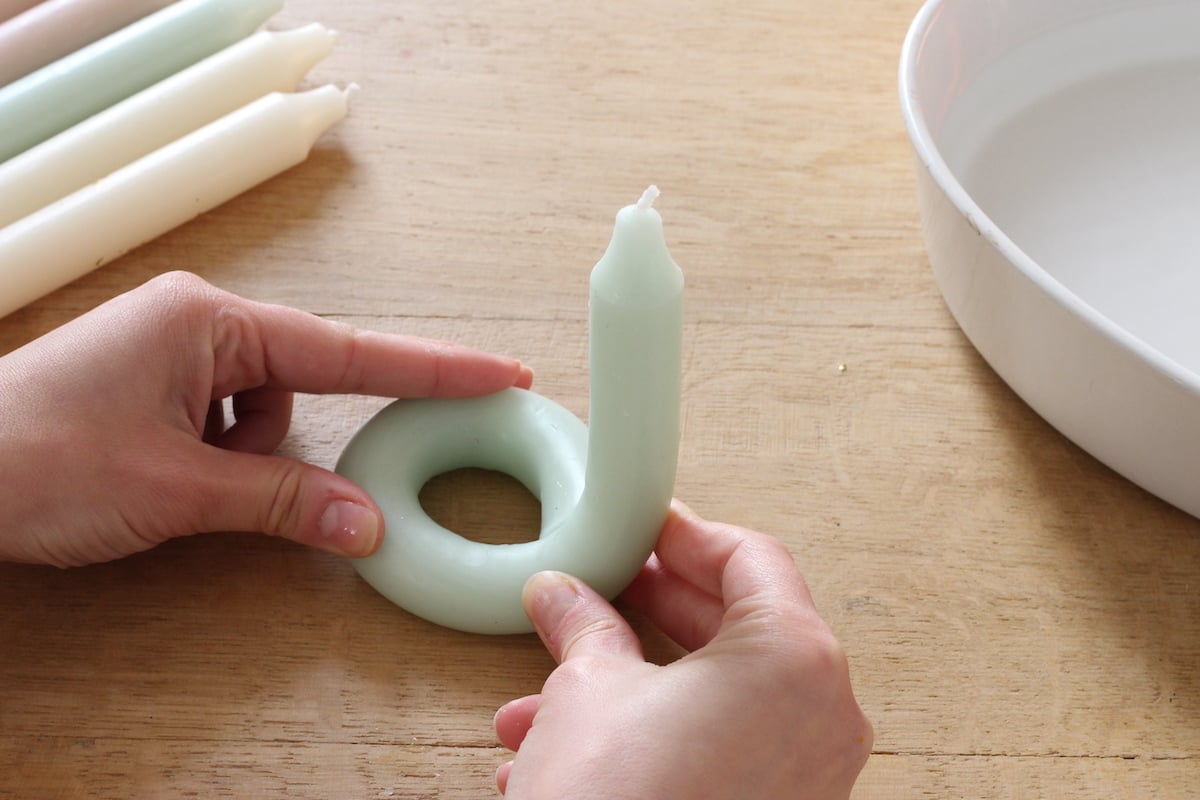 bougeoir minimaliste scandinave déco vert menthe