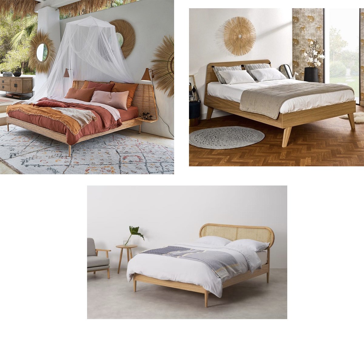 bien choisir sa structure de lit chambre bois rotin osier bambou