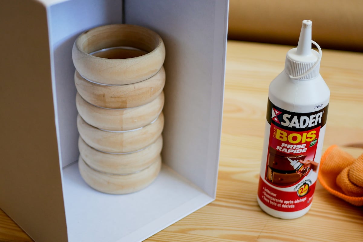 fabriquer un cache pot bracelet bois tuto déco diy