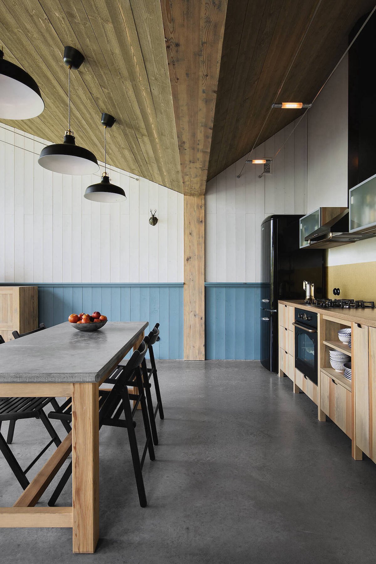 maison côte baltique Lettonie cabanon pêcheur moderne convivial