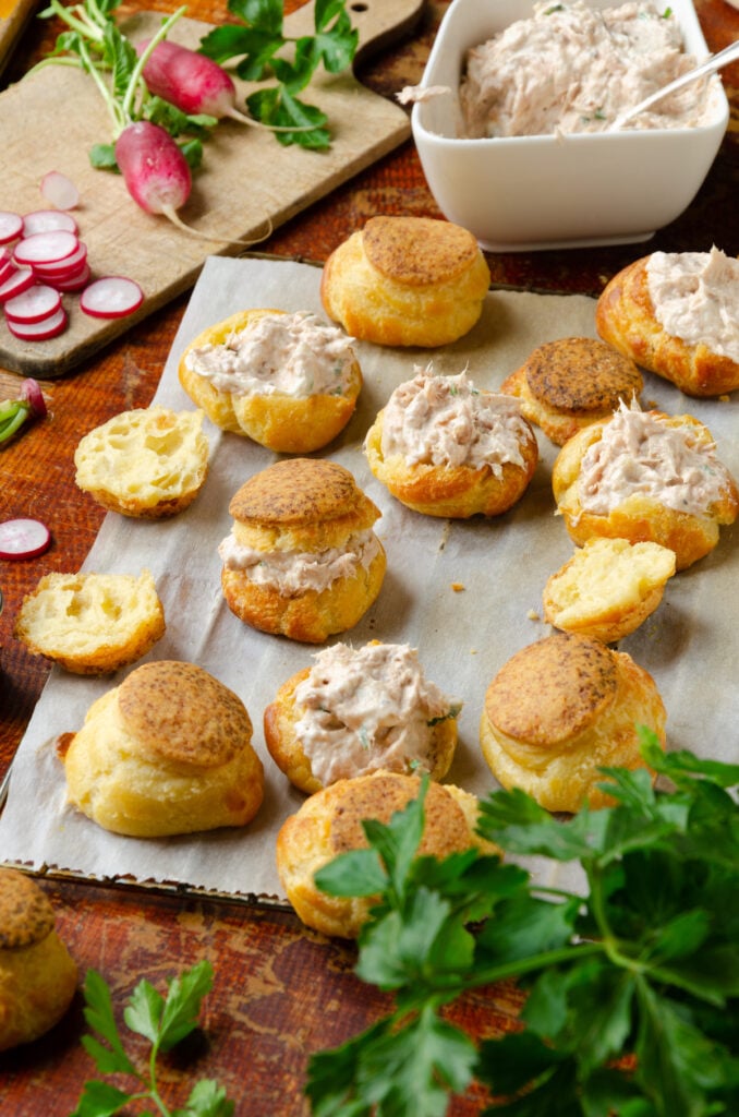 réussir pâte à choux recette gougère farcie poisson