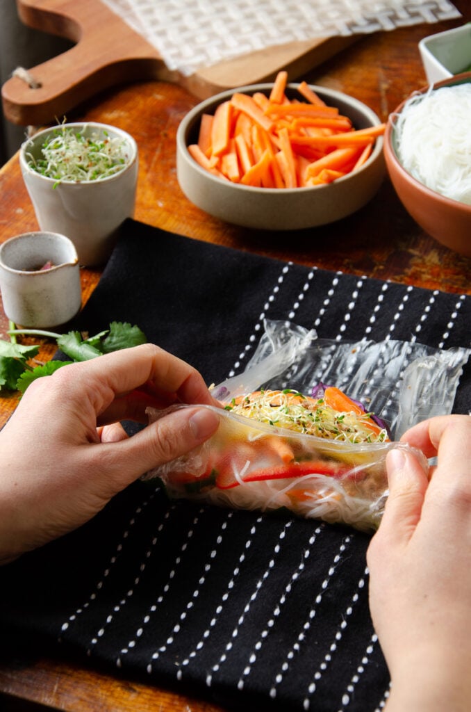 idée recette buffet froid exotique asiatique chinois