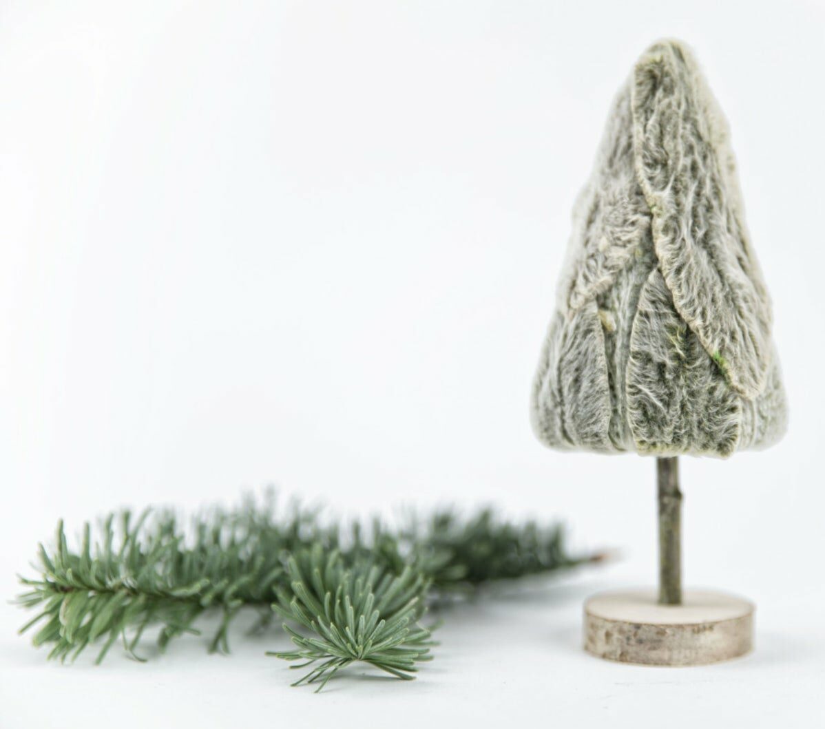 mini sapin déco Noël Etsy fait main feutrine