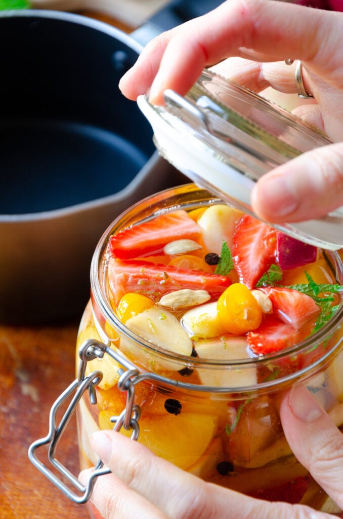 bocaux fruit printemps été pour toute l'année
