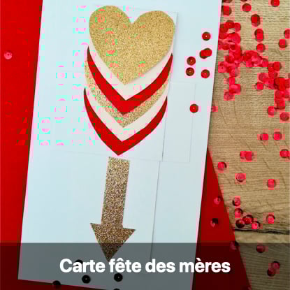 carte voeux coeur - blog création décoration clem