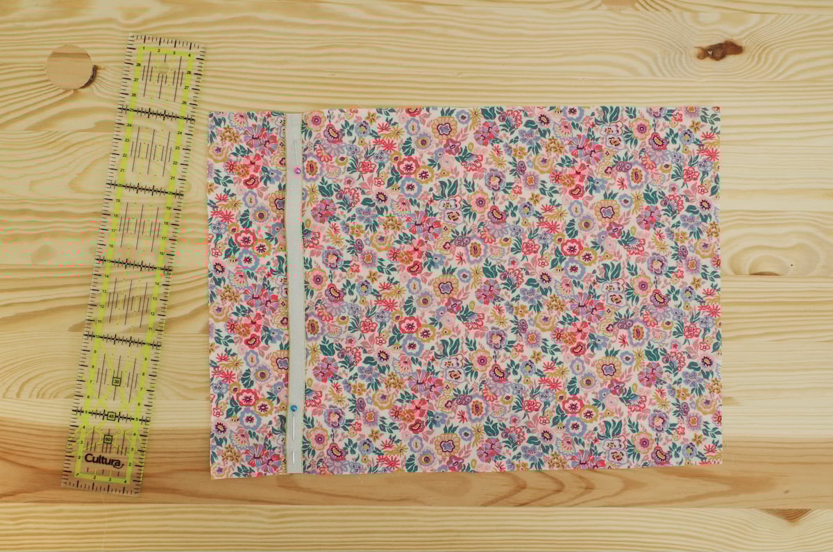 comment coudre couverture livret à rabat