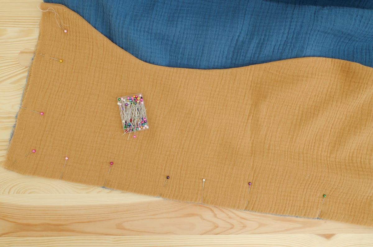 comment coudre gaze coton matelas jeux enfant édredon