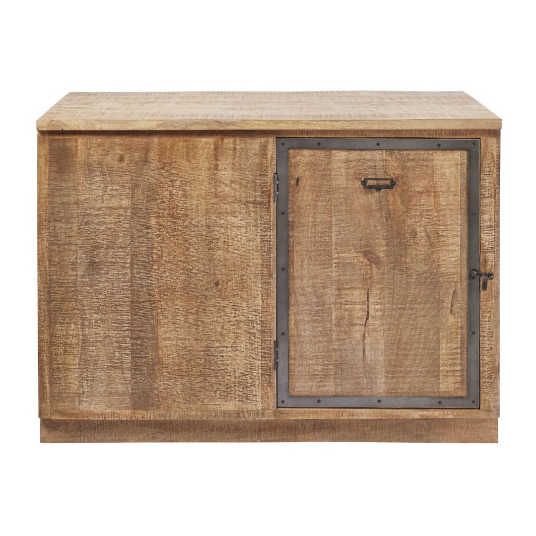 Meuble cuisine Maisons du Monde mamguier cuisine noir bois