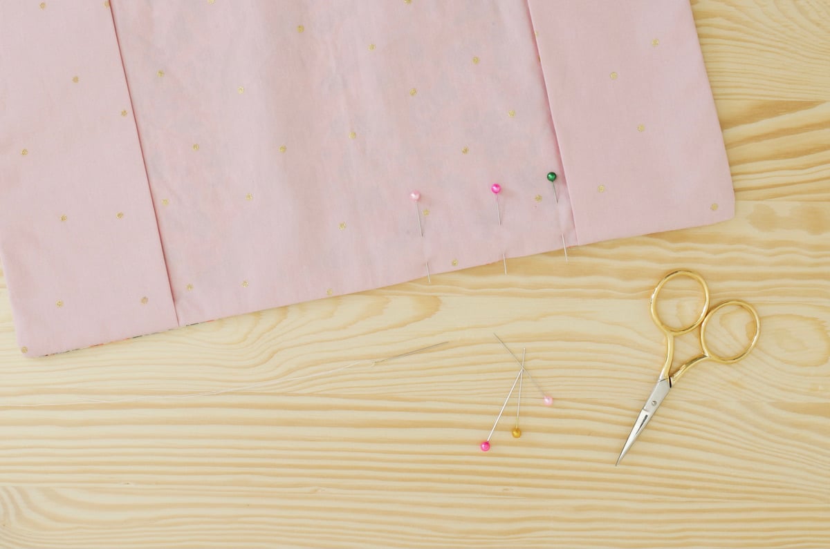 piquer tissu épingle explication - blog clem around the corner