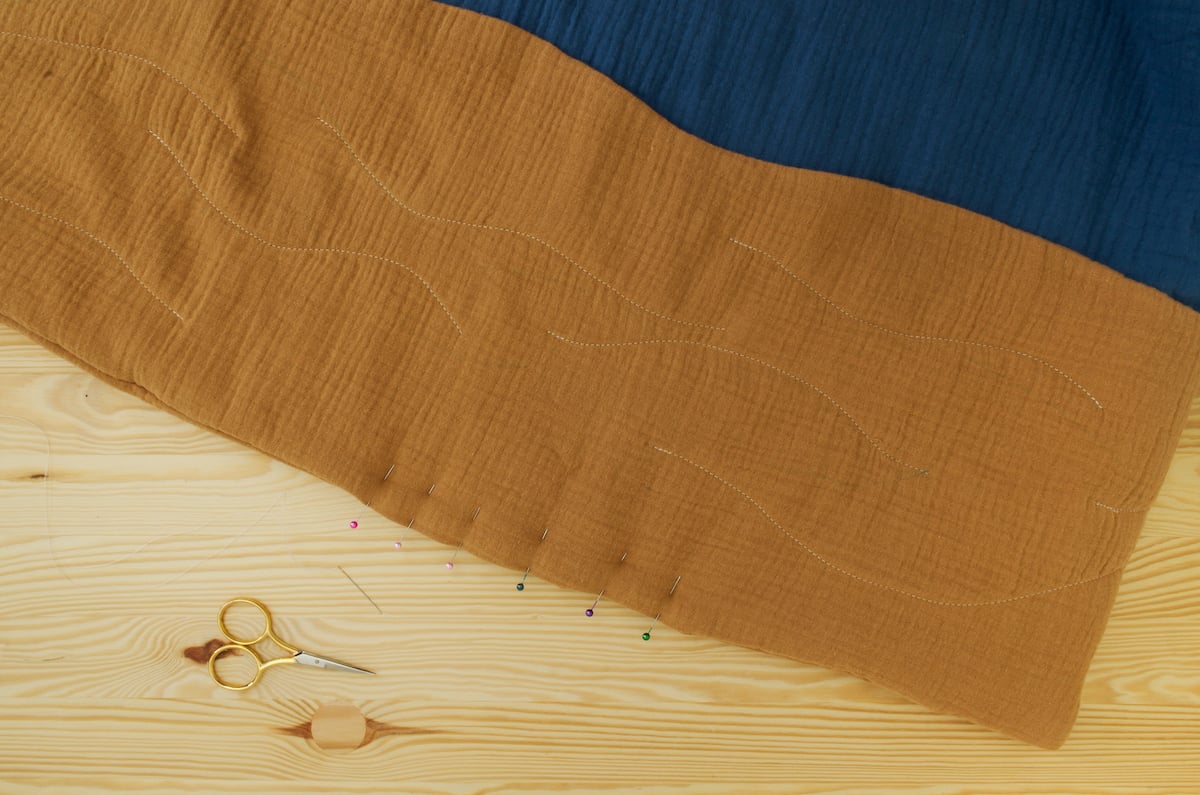 tutoriel couture tapis éveil bébé thème mer chambre déco