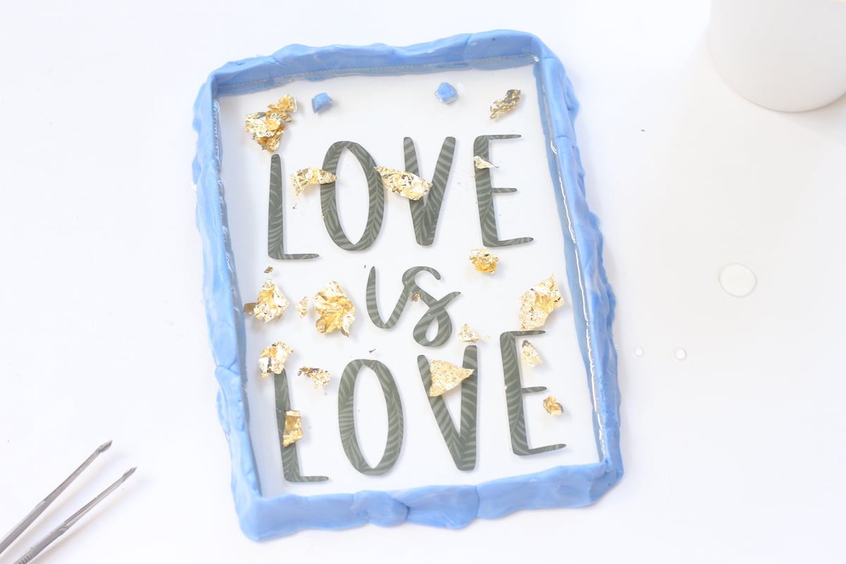 cadre minimaliste DIY love is love - clem ATC déco