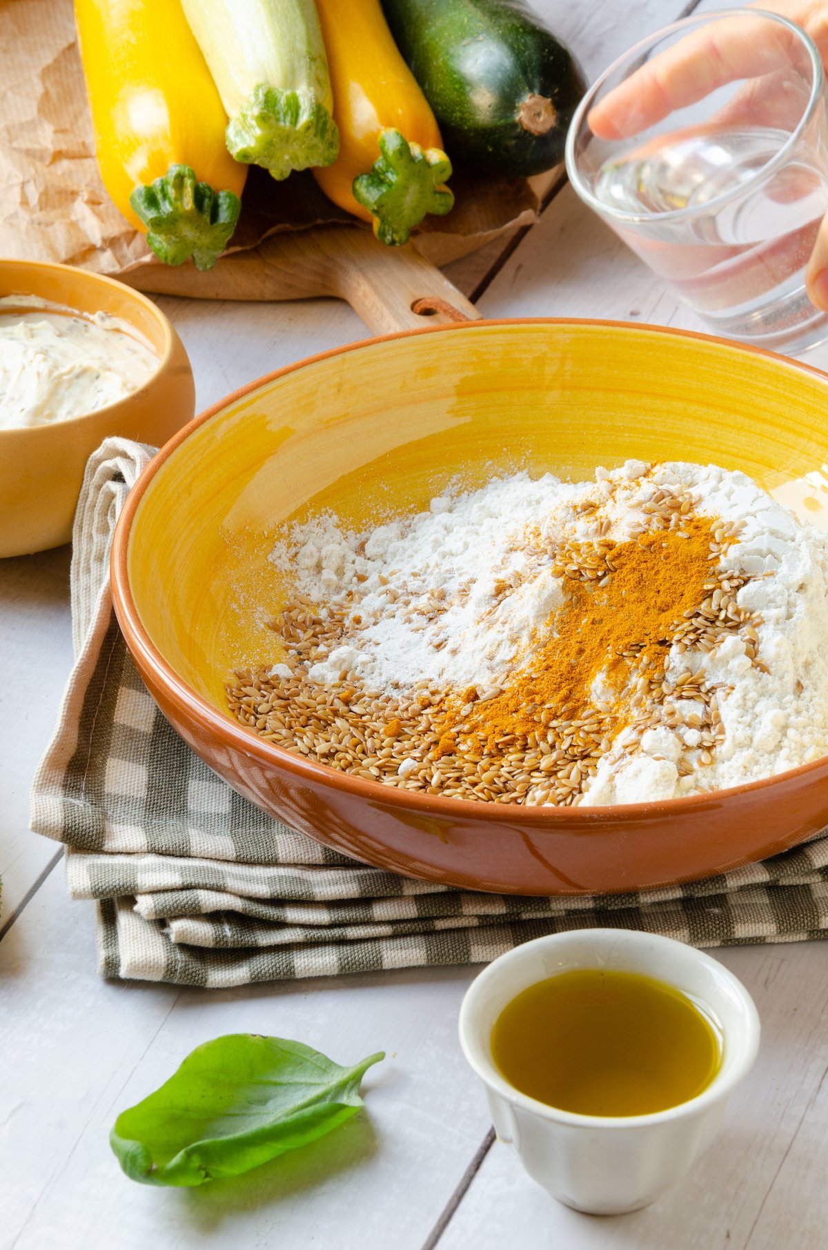 ingrédient pâte à tarte rustique farine sarrasin graine de lin