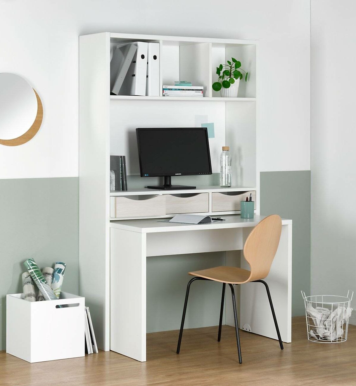 bureau modulable salon espace de travail éco-responsable